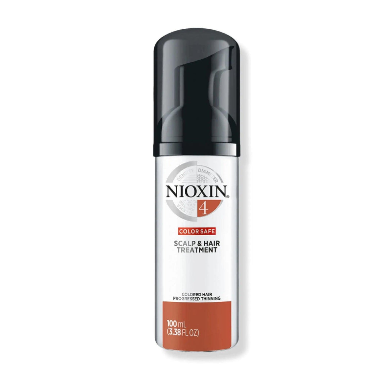 Nioxin System 4 Scalp & Hair Treatment for Color Treated Hair with Progressed Thinning, 100ml bottle