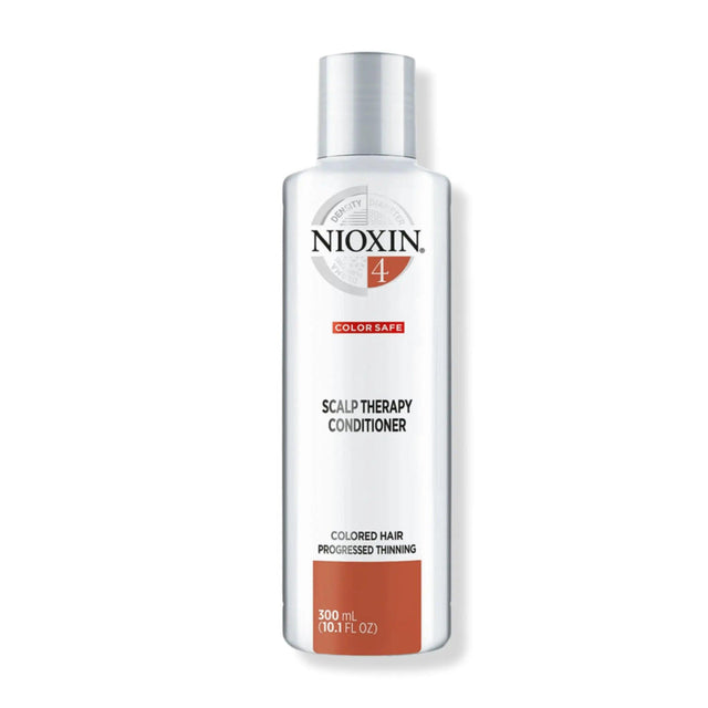 Nioxin System 4 Scalp Therapy Conditioner for color treated, thinning hair; promotes thicker, fuller hair and minimizes breakage.