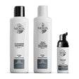 Nioxin Hair Care System 2 Kit for natural hair thinning, includes cleanser shampoo, scalp therapy conditioner, and scalp treatment.