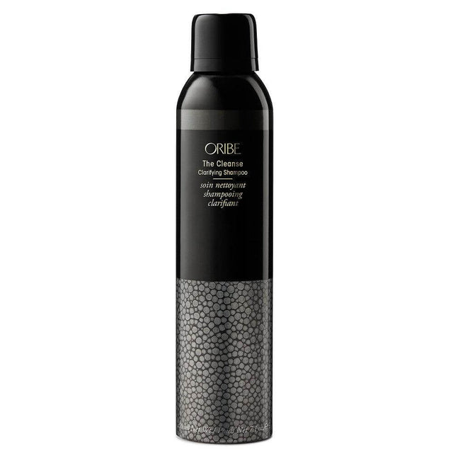 The Cleanse Clarifying Shampoo bottle with detoxifying volcanic ash for all hair types, removes buildup and bacteria.