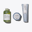 Alt Tag: The Workable Texture Set with MOMO Shampoo, Forming Pomade, and Strong Hold Gel for styling short hair.
