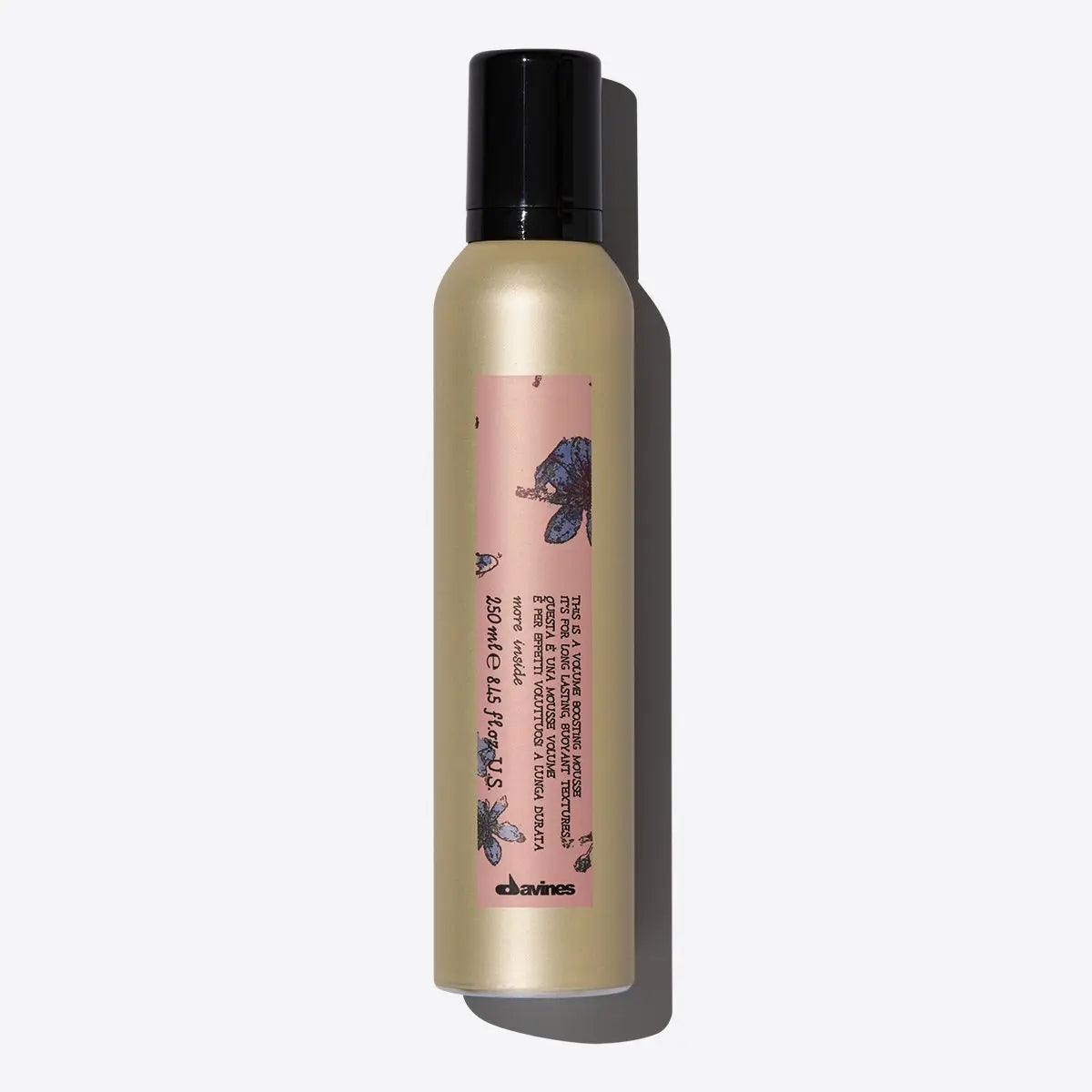 Volume Boosting Mousse for Natural Hair Body in a Creamy Texture Bottle