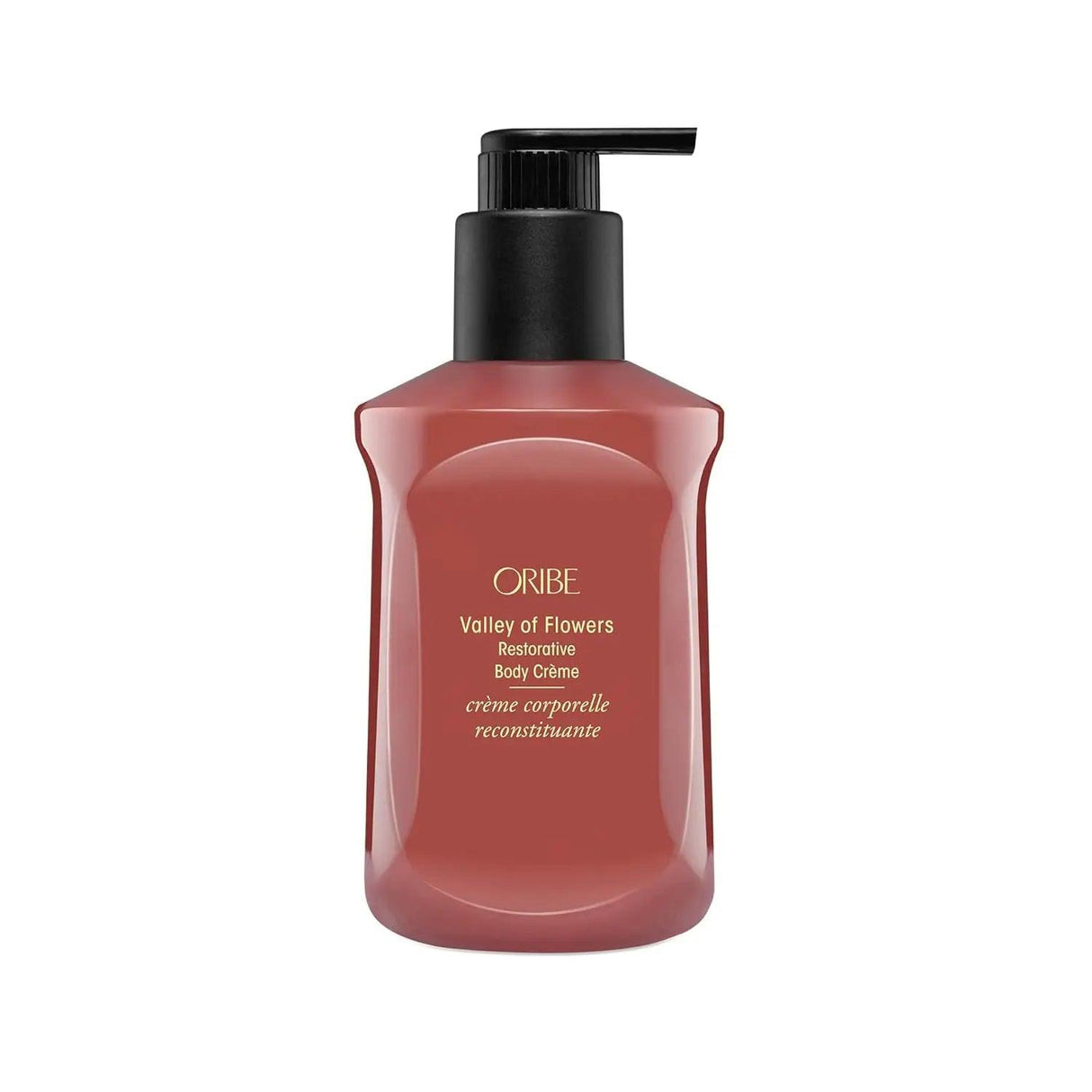 ORIBE Valley of Flowers Restorative Body Crème 300ml bottle with pump dispenser, deep hydration and smoothing benefits