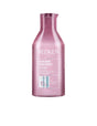 Redken Volume Injection Shampoo bottle for fine hair, enhances volume and body, suitable for all hair types and textures.