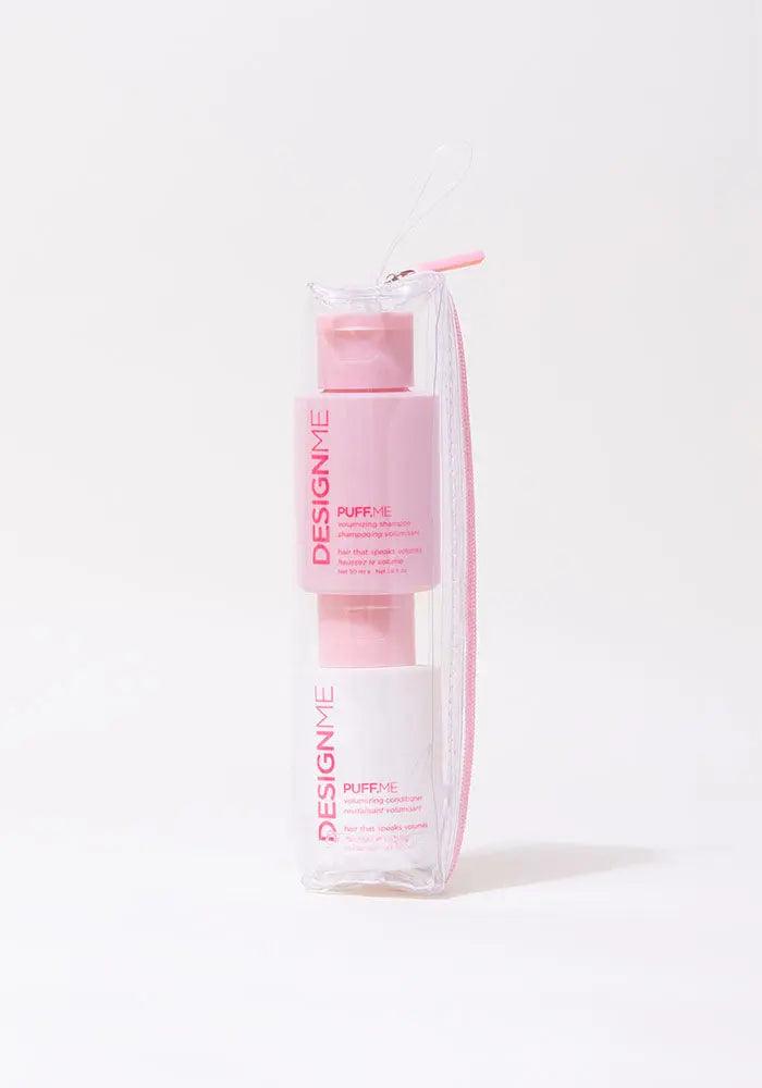 Volume Shampoo & Conditioner Ornament - Travel-size PUFF.ME set for weightless volume and silky hair, ideal for gifts.