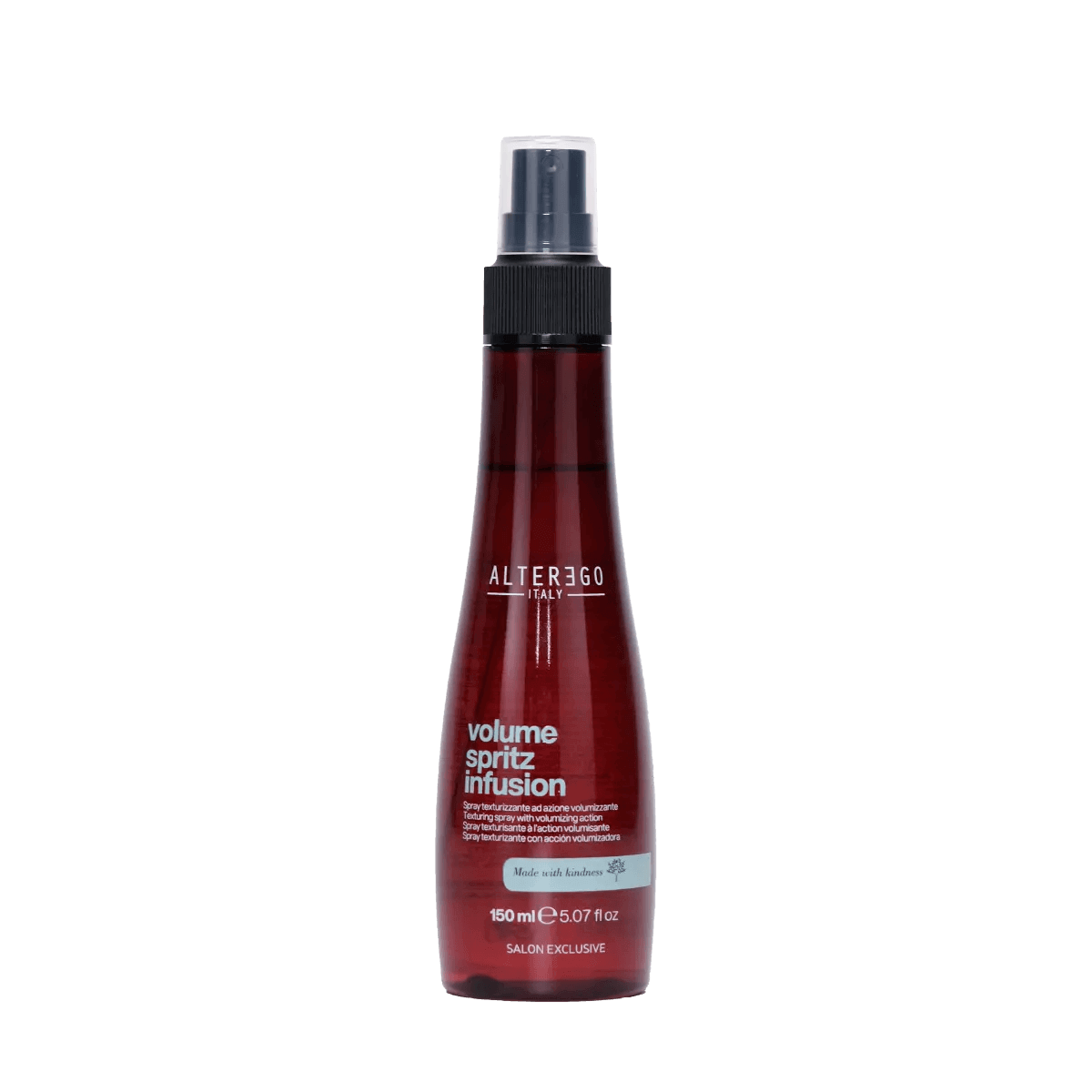 Volume Spritz Infusion hair tonic bottle, enhances volume with plant amino acids, free from sulfates and parabens, 150 ml.
