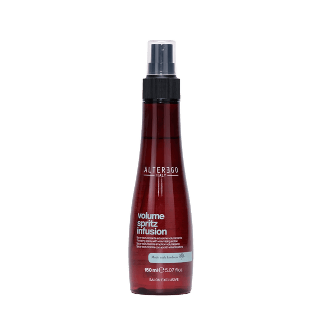 Volume Spritz Infusion hair tonic bottle, enhances volume with plant amino acids, free from sulfates and parabens, 150 ml.