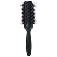 Wet Brush Pro Volumizing Round Brush with HeatFlex bristles for detangling and styling fine to medium hair, smooth black handle.