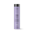 White Silver Shampoo bottle enhancing hair purity by neutralizing yellow tones; features citrus and floral fragrance with lotus extract.
