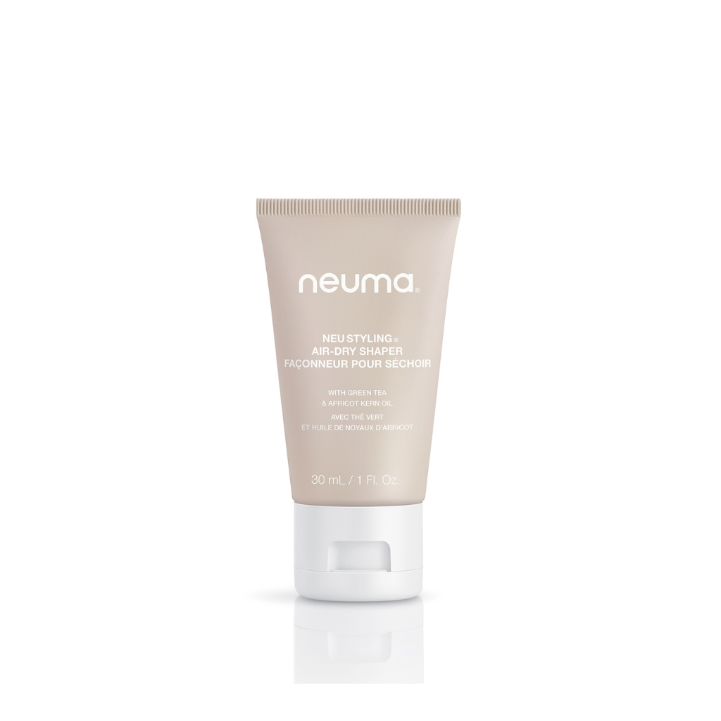 Neu Styling Air-dry Shaper tube for boosting texture, control, and shine with lavender, mandarin, and vanilla aroma.