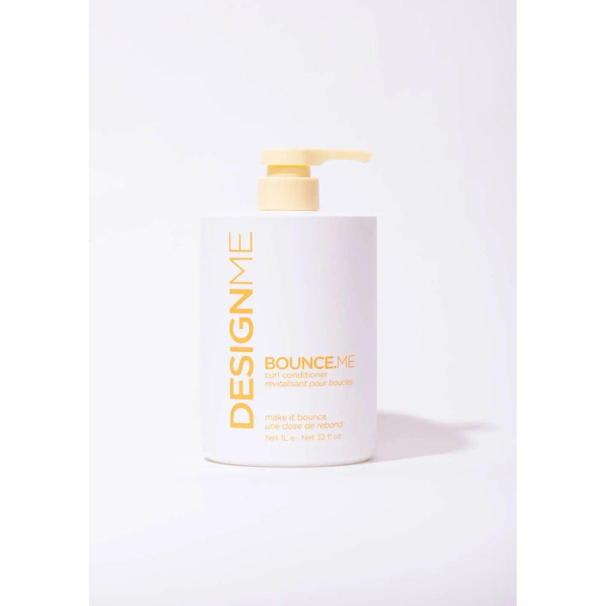 Bounce.Me Curl Conditioner Jumbo bottle for nourishing and defining curls with shea butter and oils for enhanced hydration.