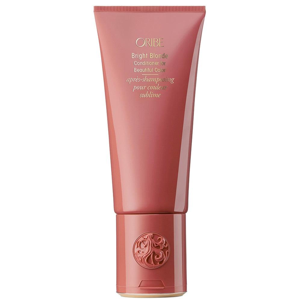 Bright Blonde Conditioner tube for enhancing hair color and shine, neutralizing brassiness in blonde or silver hair.