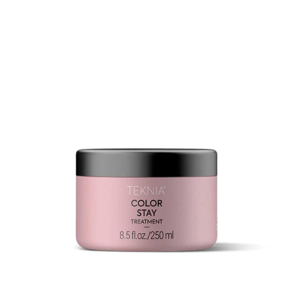 Teknia Color Stay Treatment 8.5 fl oz jar for enhanced shine and color protection with sage fragrance.