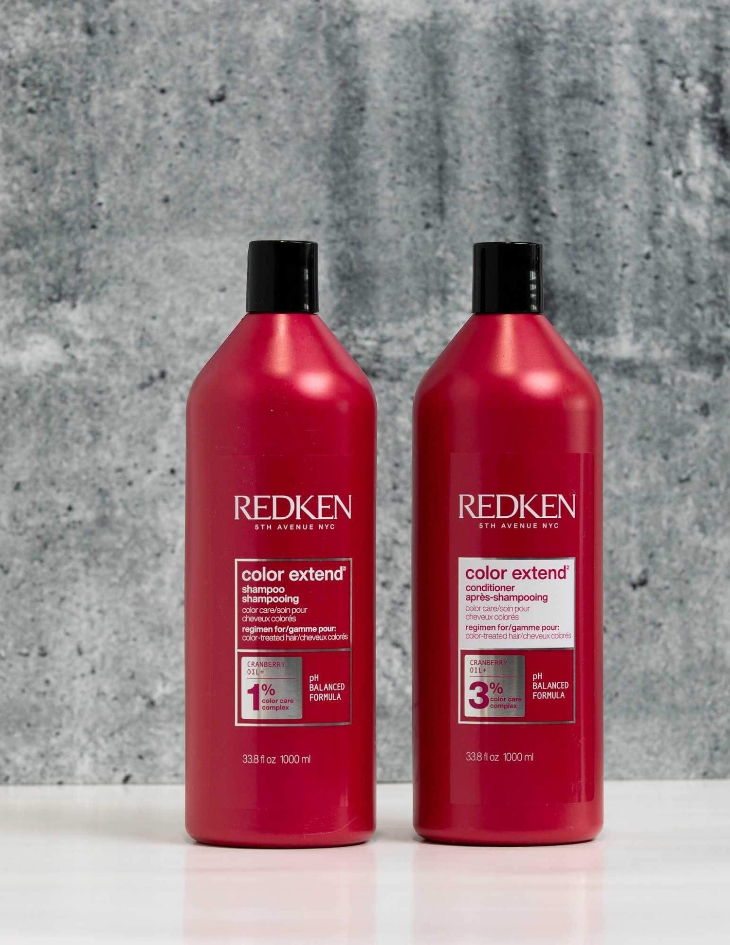 Redken Duo Liters Color Extend Shampoo & Conditioner set for color-treated hair, tackling color fading and retention.