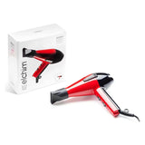 Elchim Classic 2001 professional hair dryer with packaging, lightweight design for reducing drying time, high airflow, anti-overheating.