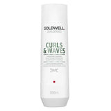 Goldwell Dualsenses Curls & Waves Shampoo for curly and wavy hair, 300ml bottle, hydrating and color-protecting formula.