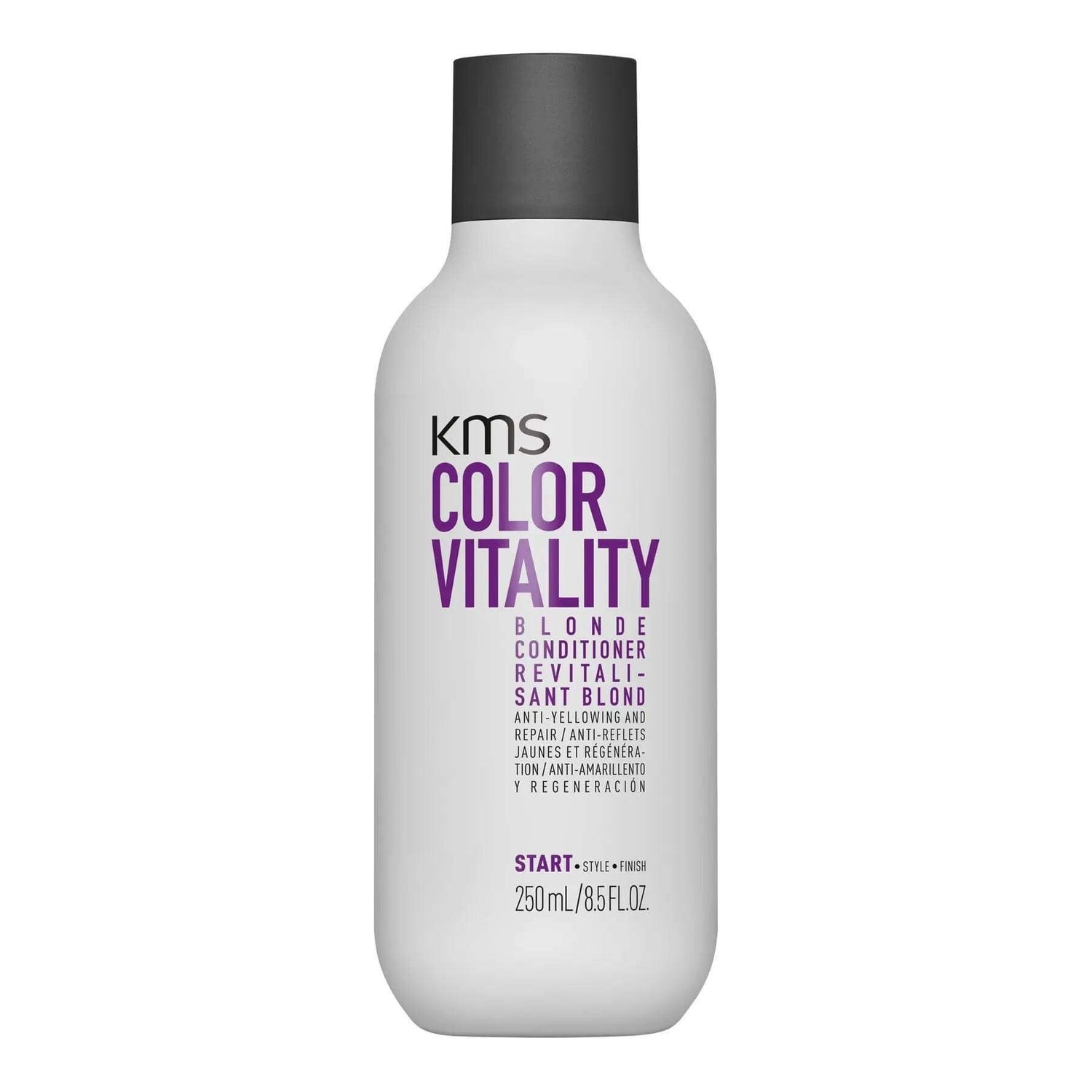 KMS Colorvitality Conditioner 250ml bottle keeping color vibrant, hydrating, and enhancing shine for color-treated hair.