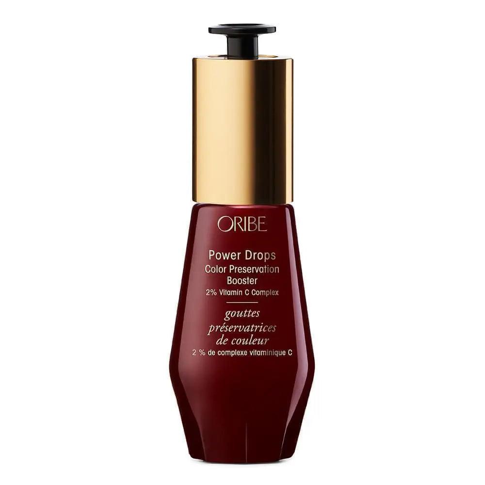 Power Drops Color Preservation Booster serum for UV protection and color longevity.