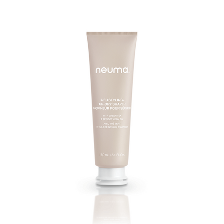 Neu Styling Air-dry Shaper for frizz control and shine with lavender aroma, ideal for enhancing natural texture and smoothness.